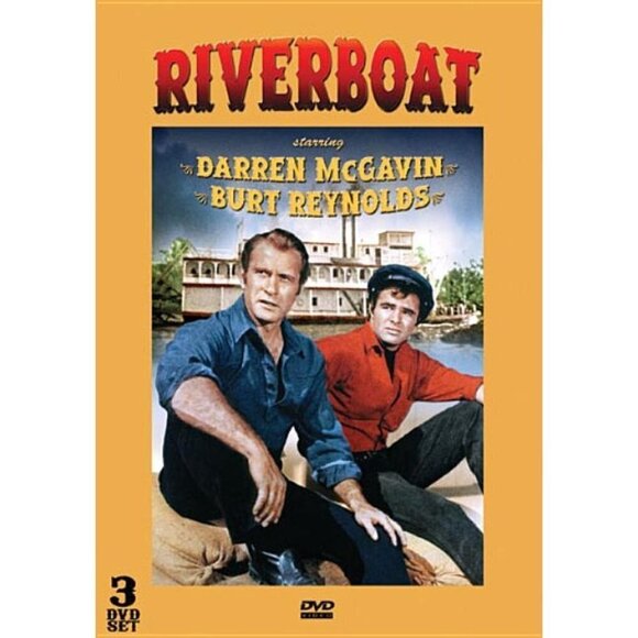 Riverboat 15 episodes 3 DVD Boxset Action Adventure - Picture 1 of 1